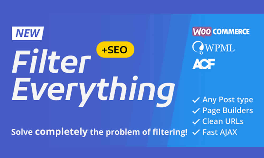 Filter Everything Product Filter Woo